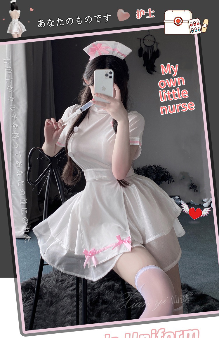 Sexy lingerie cosplay sexy nurse